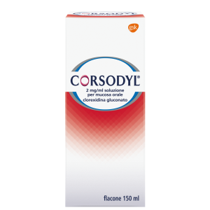 Corsodylsoluzione150ml 200mg/100