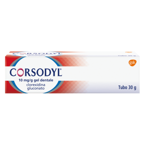 Corsodyl gel dent 30g 1g/100g