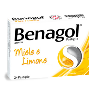 Benagol 24past miele limone