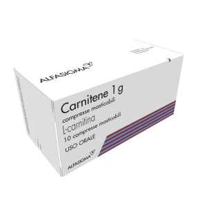 Carnitene 10 compresse mast 1g