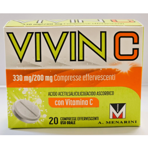 Vivin c 20 compresse eff 330mg+200mg