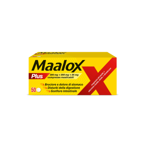 Maalox plus 50 compresse mast