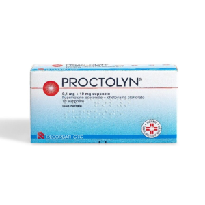 Proctolyn 10supposte0,1mg+10mg