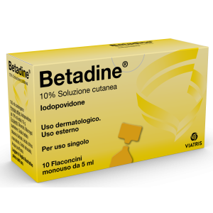 Betadine solcutanea10fl 5ml 10%