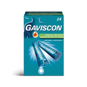Gaviscon 24bust 500+267mg/10ml