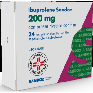 Ibuprofene san 24 compresse riv 200mg