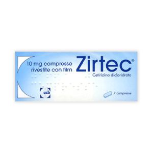 Zirtec 7 compresse riv 10mg