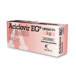 Aciclovir eg cr 3g 5%