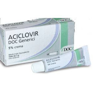 Aciclovir doc cr 3g 5%