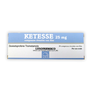 Ketesse*20cpr riv 25mg