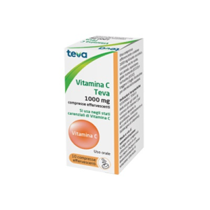 Vitamina c teva 10 compresse eff 1g