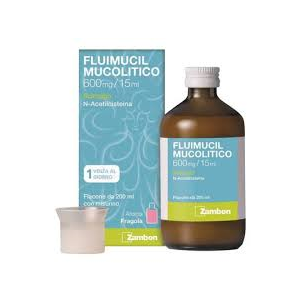 Fluimucil mucol scir600mg/15ml