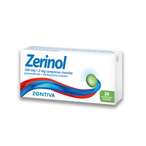 Zerinol 20 compresse riv 300mg+2mg