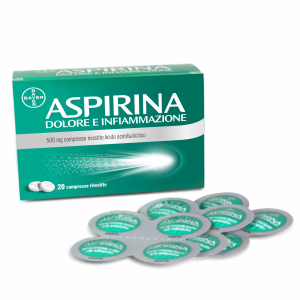 Aspirina dolore inf 20 compresse500mg