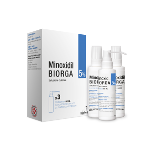 Minoxidil biorga solcutanea3fl5%