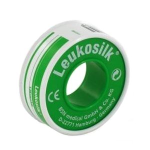 Cerotto in rocchetto leukosilk ipoallergenico bianco 1,25x500 cm