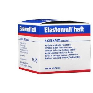 Benda elastica autoadesiva elastomull haft compressione forte 4x400 cm