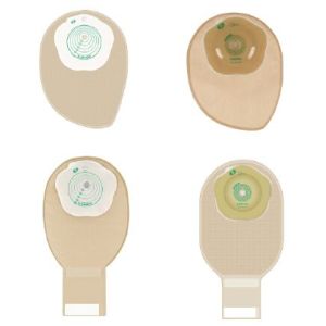 Sacca colostomia fondo chiuso colore beige misura 15/75mm 30 pezzi