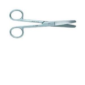 Forbici retta punta tonda 14cm