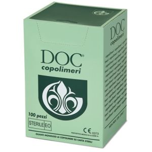 Guanto monouso in plastica sterile