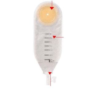 Sacca per drenaggio coloplast midi non sterile 300 ml 20 pezzi articolo 2245
