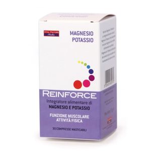 Reinforce magnesio + potassio 30 compresse masticabili