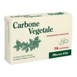 Carbone vegetale 75 compresse