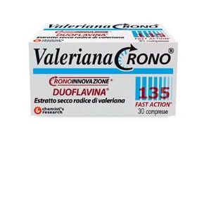 Valeriana crono 135 con duoflavina fast action 30 compresse