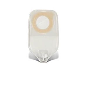 Sacca urostomia aggancio adesivo trasparente standard esteem synergy uro piccola 13/35 10pz
