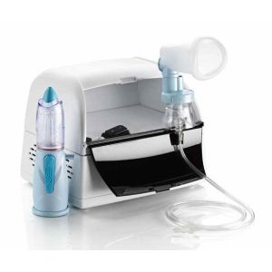 Aerosol sistema modulare nebula con ampolla m2000+maschera+soluzione nasale rinowash per terapie inalatorie