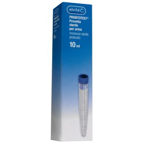 Provetta per urina alvita prontotest graduata 10ml