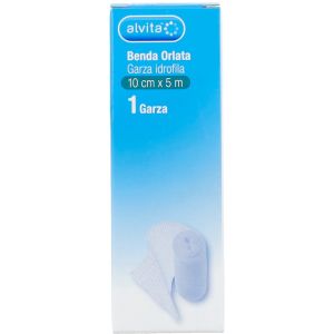 Benda orlata garza idrofila alvita 10x500cm