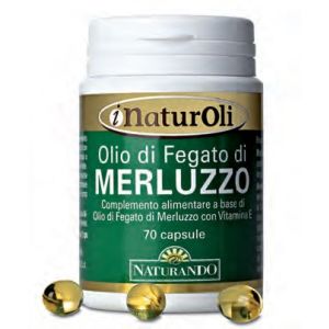 Naturoli olio di fegato di merluzzo 70 capsule molli
