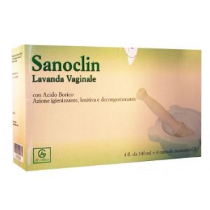 Sanoclin lavanda vaginale 4 flaconi 140 ml