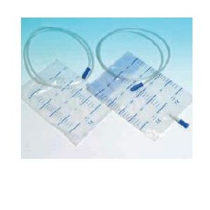 Sacca raccolta urina da letto in pvc non sterile volume 2 litri tubo lunghezza 130 cm 30 pezzi