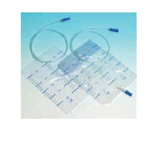 Sacca raccolta urina da letto in pvc non sterile volume 2 litri tubo lunghezza 90 cm 30 pezzi