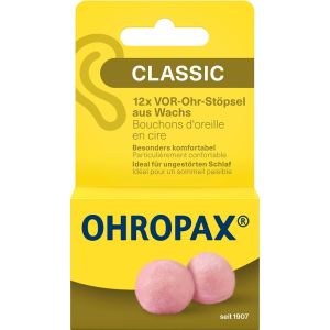 Ohropax tappi auricolari cera 12 pezzi