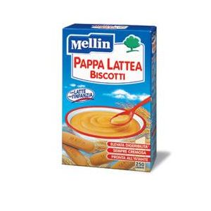 Mellin pappa latte biscotti 250 g nuovo formato
