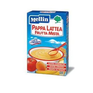 Mellin pappa latte frutta 250 g nuovo formato