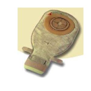 Sacca per ileostomia aperta ricoperta in tessuto non tessuto alterna mio con hide/away misura foro 28mm capacita' maxi 500ml 10 pezzi articolo 14175
