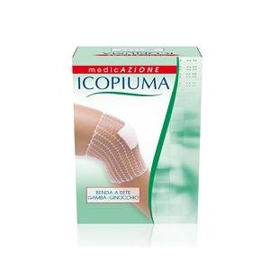 Icopiuma benda a compressione fisiologica per gamba e ginocchio cal 5 1 pezzo