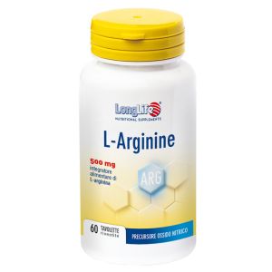 Longlife l-arginine 60 tavolette rivestite da 900 mg