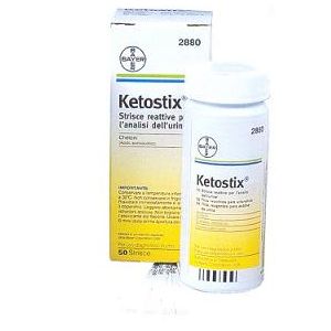 Strisce misurazione chetonuria ketostix 50 pezzi