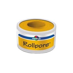 Cerotto in rocchetto master-aid rollpore tessuto non tessuto 5x2,5