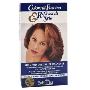 Euphidra colore di fascino & riflessi di seta shampoo colore permanente 57 biondo dorato 120 ml