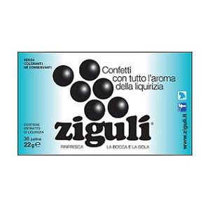 Ziguli liquirizia 36 palline 22 g