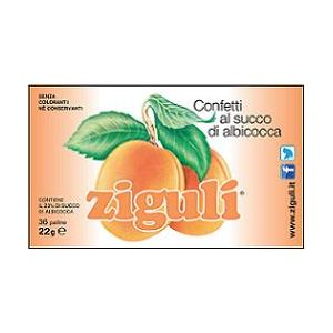 Ziguli albicocca 36 palline 22 g