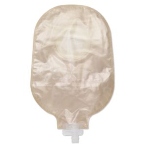 Sacca urostomia hollister compact uro con barriera idrocolloidale autoportante stoma 13/64mm trasparente 10 pezzi