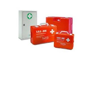 Cassetta pronto soccorso vuota metallica 46x30x14