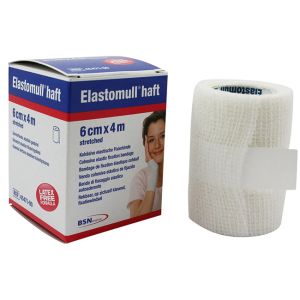 Benda elastica autoadesiva elastomull haft blu 6x400 cm
